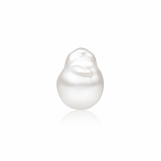 Perle de culture d'Australie des mers du Sud de 17 mm, authentique - Goutte baroque