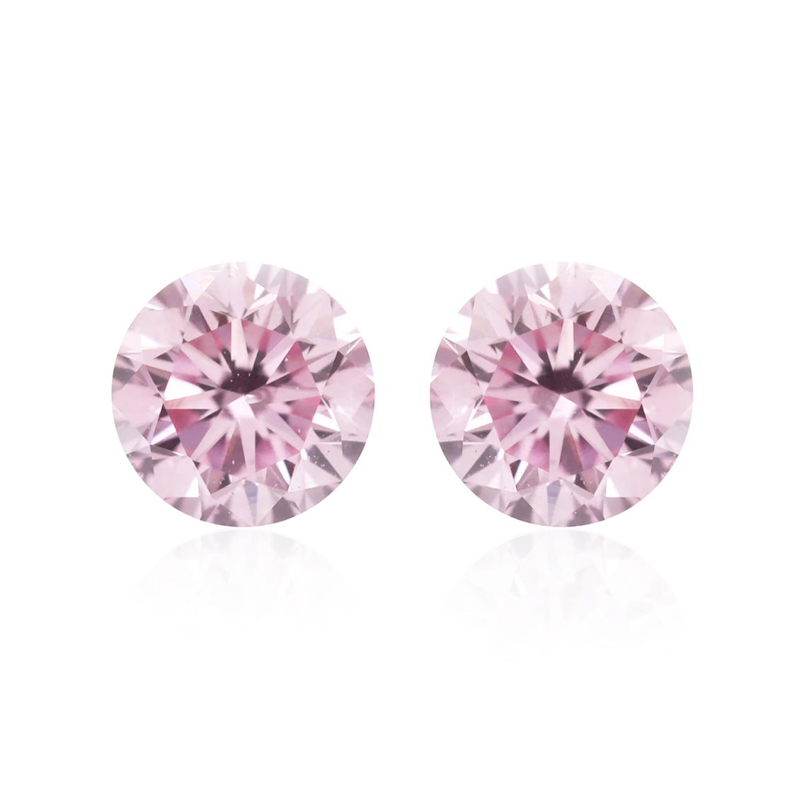 0.22ct 天然オーストラリア産アーガイルピンクダイヤモンド 8PP ペア