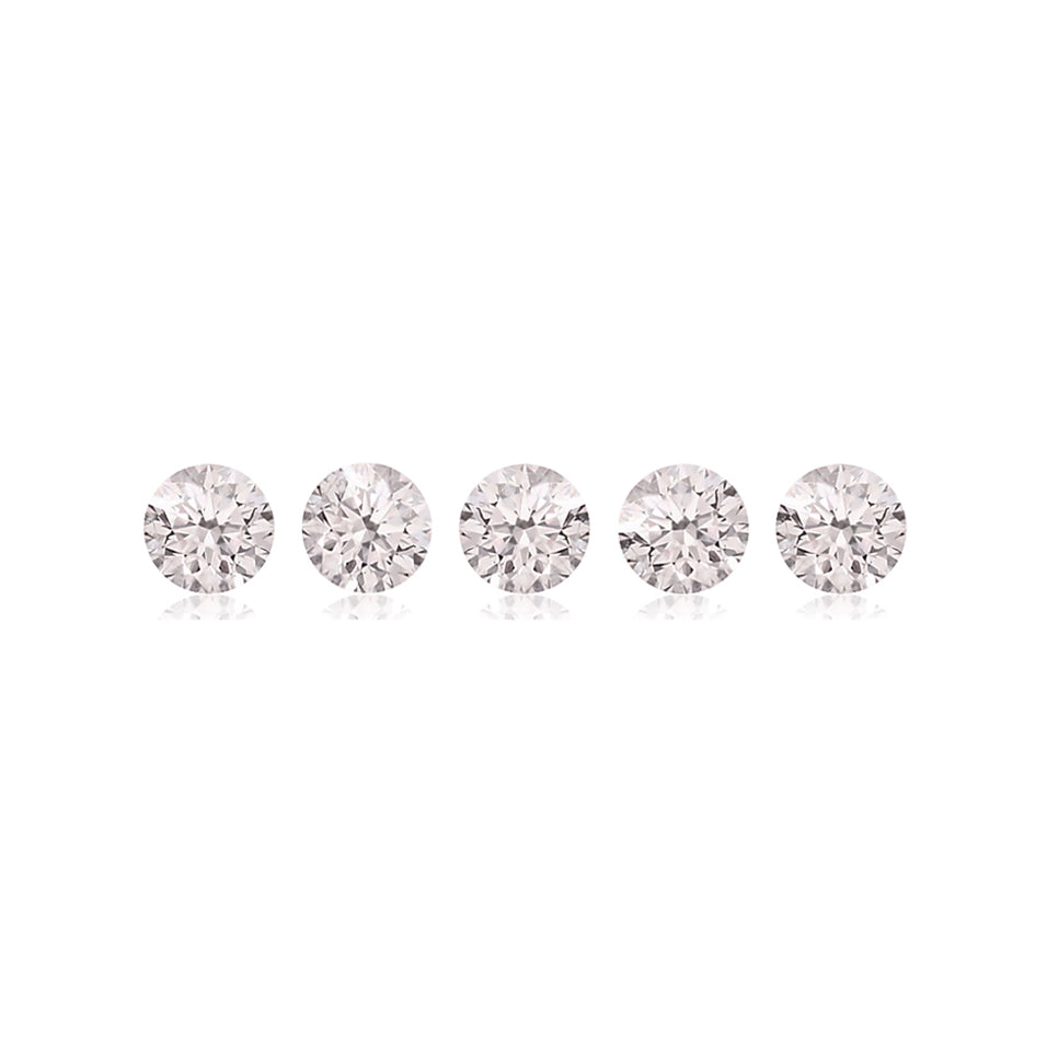 Diamant rose australien authentique de 0,07 ct d'origine Argyle - 6PP
