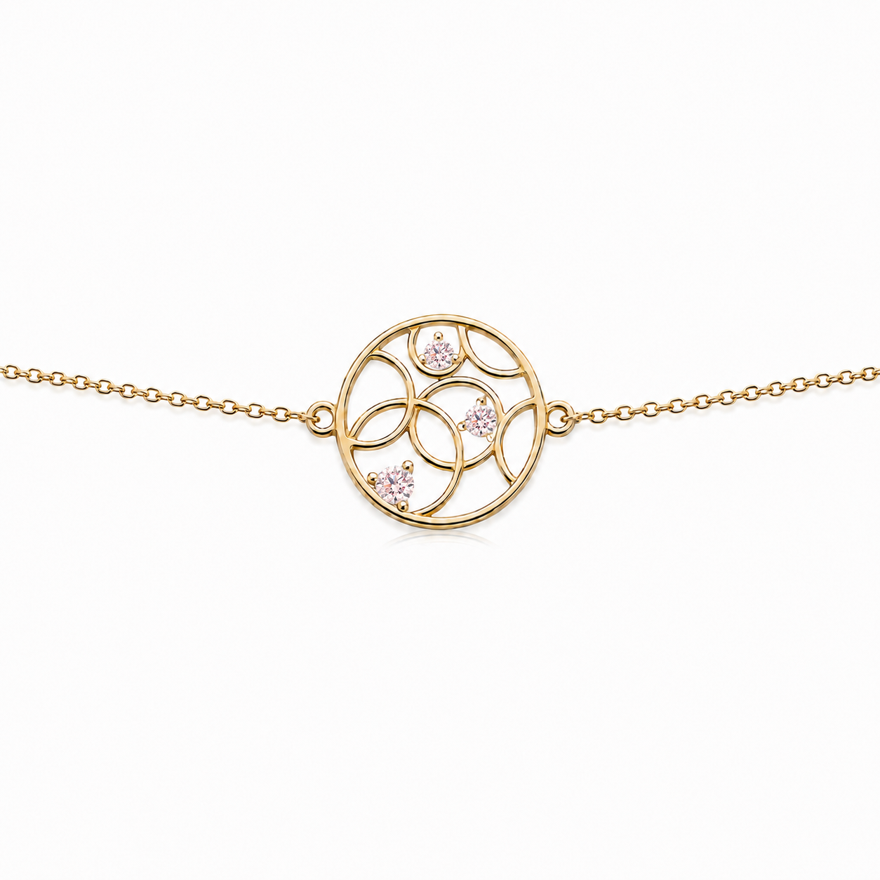Pink Orbit Necklace