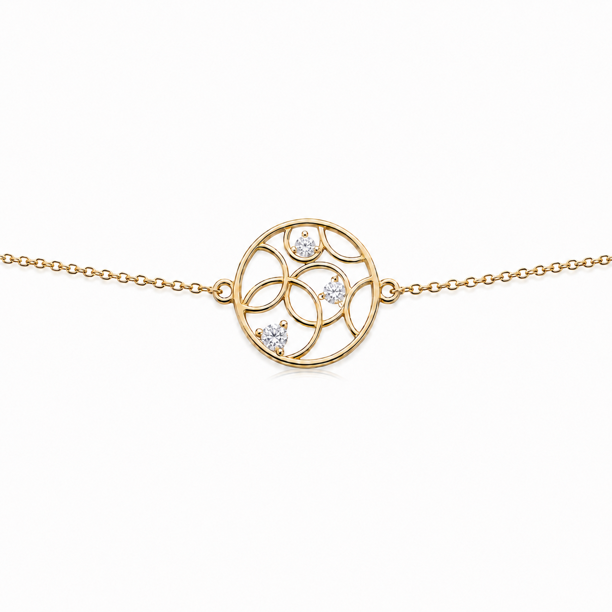 White Orbit Necklace