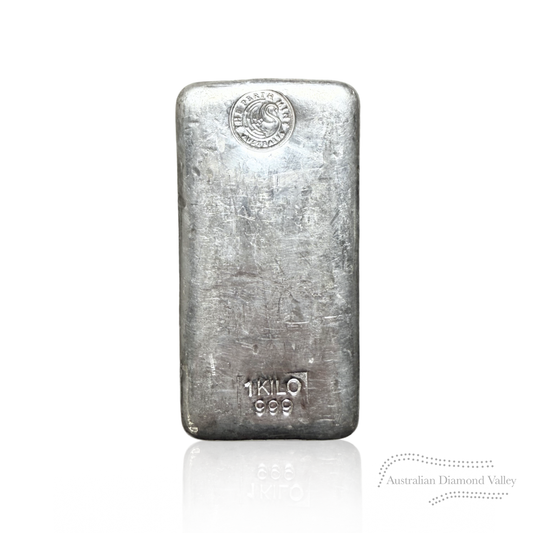 Vintage Silver Bullion Bar 1 kg