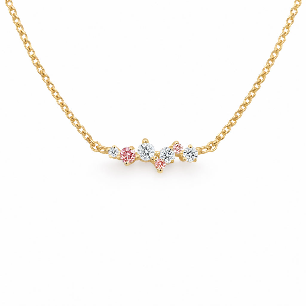 Pink Champagne Constellation Necklace