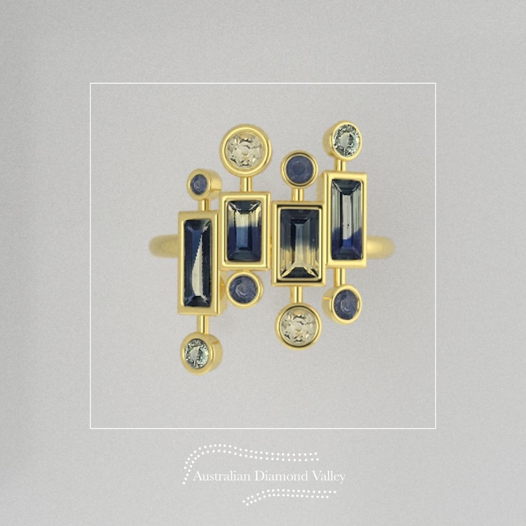 Sapphire Sunshine Ring