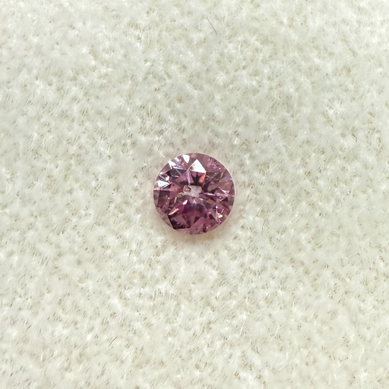 0.13ct Authentic Australian Pink Diamond of Argyle Origin - 3P