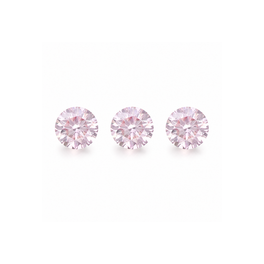 0.08ct Matched Set Australian Pink Argyle Origin Diamond - 7P/8P