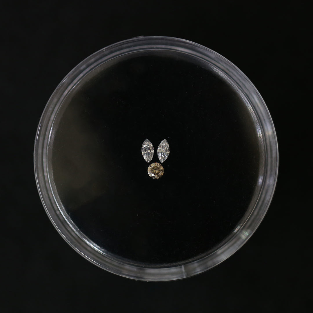 LNY 2023 Year of the Rabbit Ears .08ct Authentic Australian Champagne Argyle Origin Diamond - C5