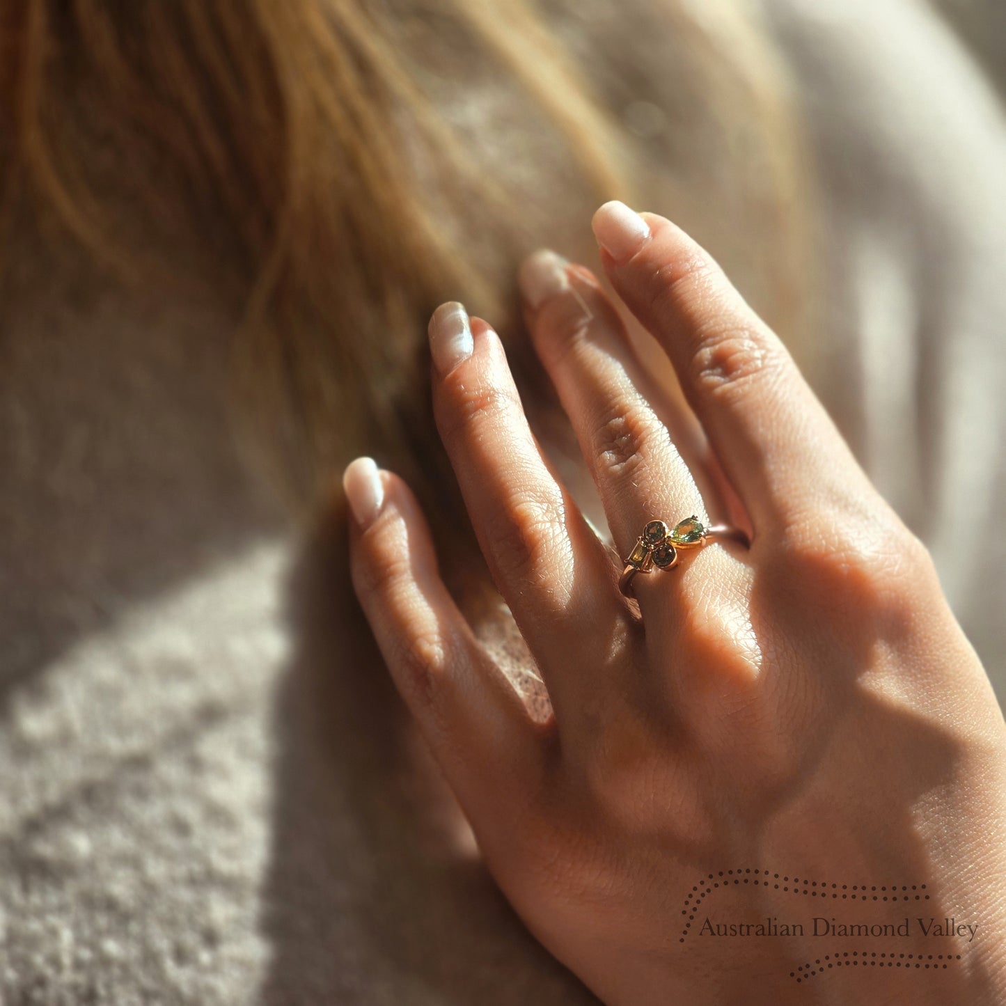 Celestial four Australian Sapphire Ring