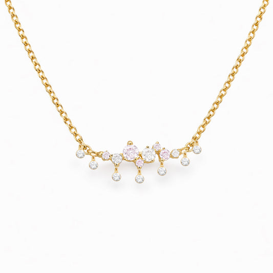 Pink Comet Necklace