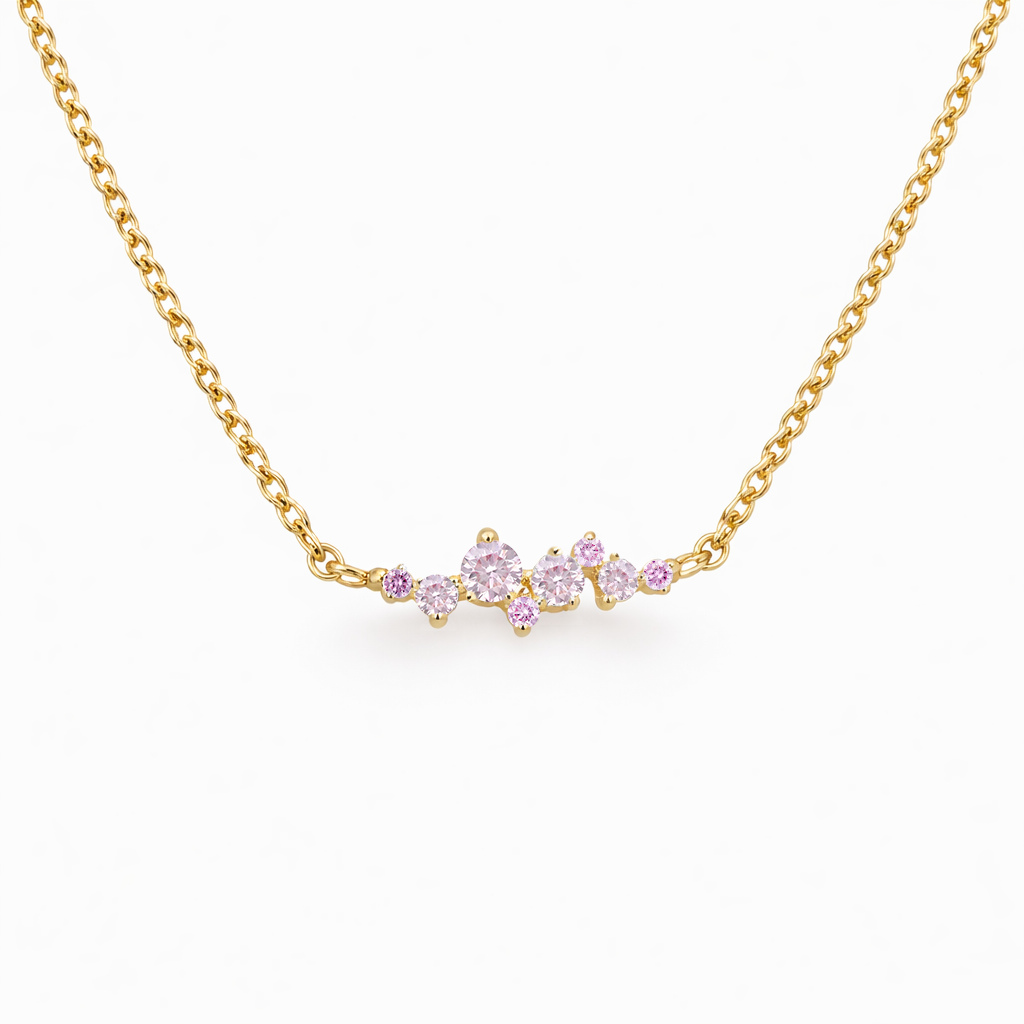 Rare Pink Constellation Necklace