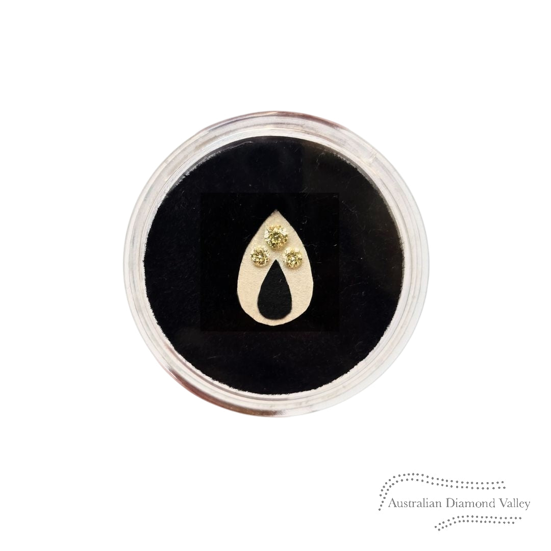 0.11ct Diwali Light - Yellow Argyle Origin Diamonds