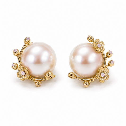 Sakura Pearl Earrings