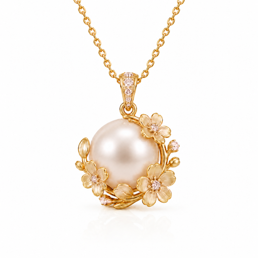 Sakura Pearl Pendant