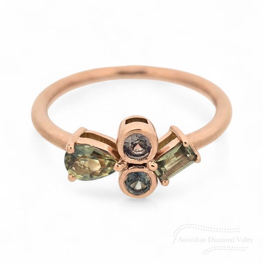 Celestial four Australian Sapphire Ring