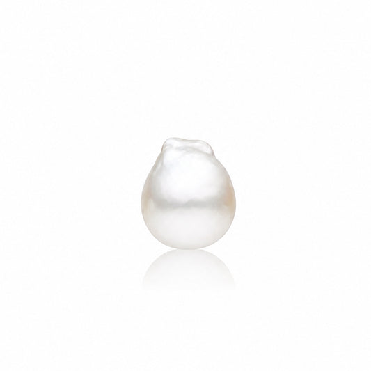 Perle de culture authentique des mers du Sud d'Australie de 14 mm - Goutte baroque