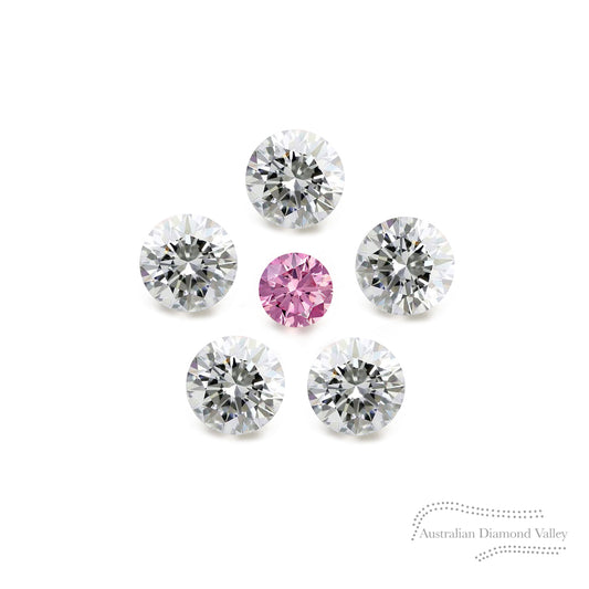 Diamond Valley Daisy 0.105ct Authentic Australian Argyle Diamonds - 4PP & White
