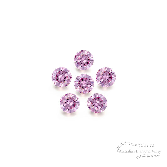 Diamond Valley Baby Daisy 0.03ct Authentic Australian Pink Argyle Origin Diamond - 5P