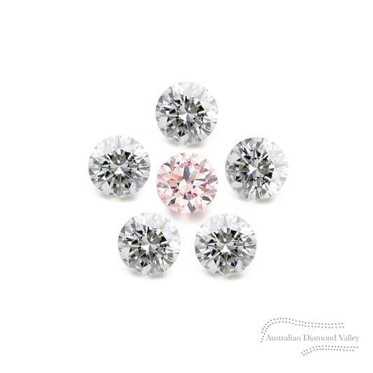 Diamond Valley Daisy .12ct Authentic Australian Argyle Origin Diamonds - 8P & White
