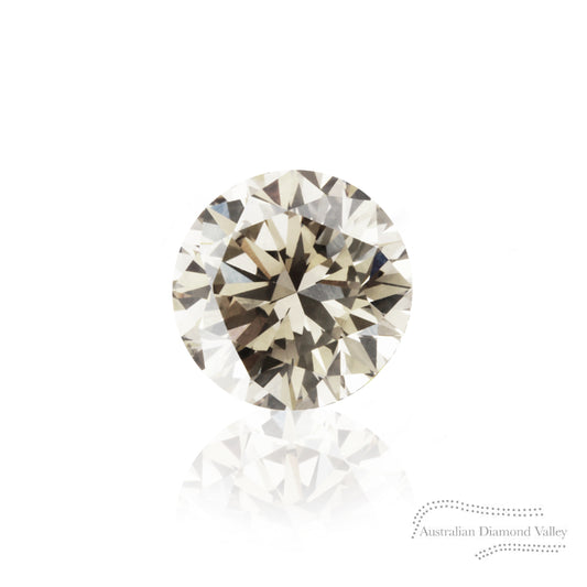 0.18ct Authentic Australian Light Champagne Diamond of Argyle Origin - C1/SI2