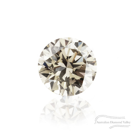 0.30ct Authentic Australian Light Champagne Diamond of Argyle Origin - C1/SI2
