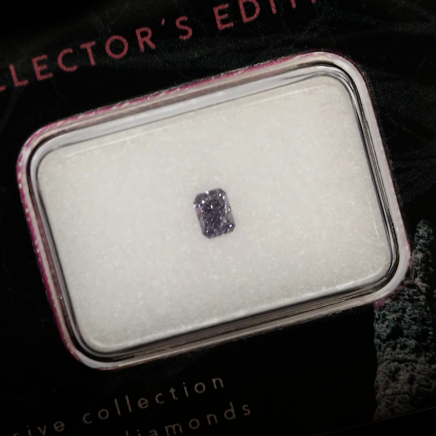 0.16ct Authentic Australian Blue Radiant Cut Diamond of Argyle Origin - BL2