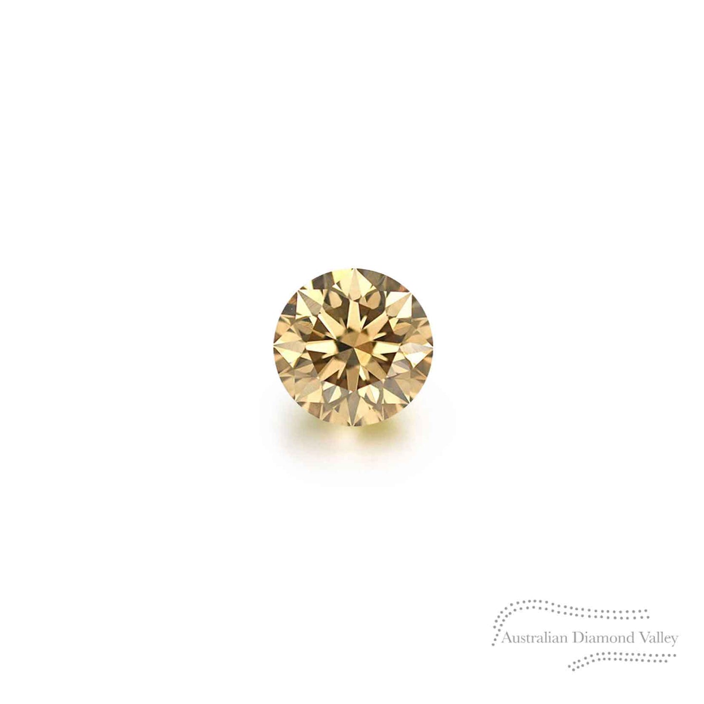 0.02ct Authentic Australian Champagne Argyle Origin Diamond - C5