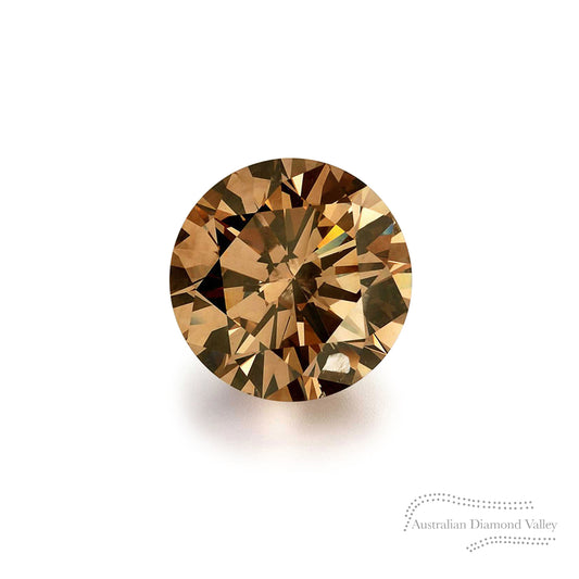 0.10ct Authentic Australian Cognac Diamond of Argyle Origin - C7