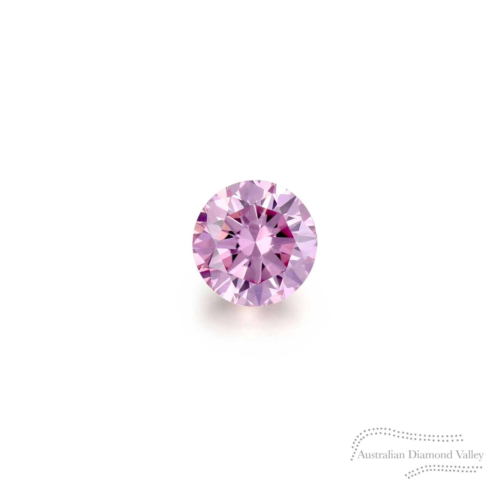 Apdx 0.02ct Authentic Australian Pink Argyle Origin Diamond - 5P ...