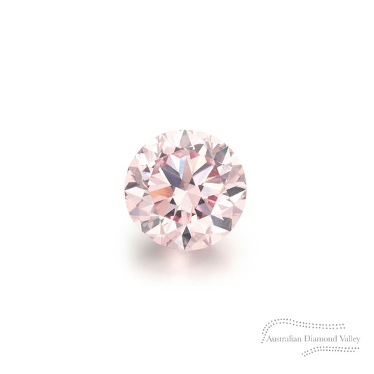 0.05ct Authentic Australian Pink of Argyle Origin Diamond - 8P