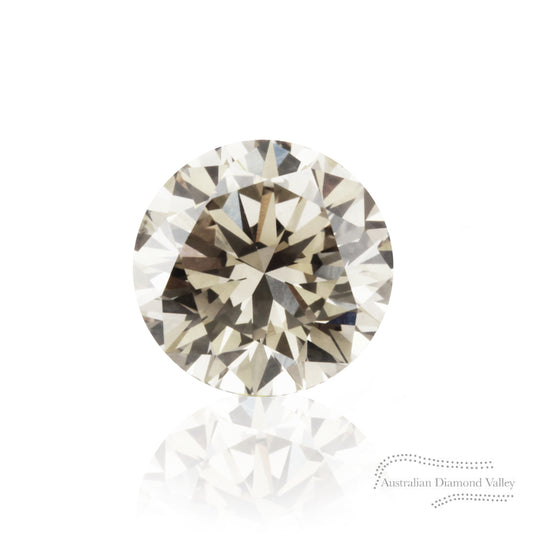 0.54ct Authentic Australian Light Champagne Diamond of Argyle Origin - C1/SI1