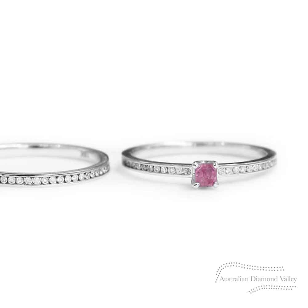 Cressida Argyle Australian Diamond Ring & Matching Band - 4PP