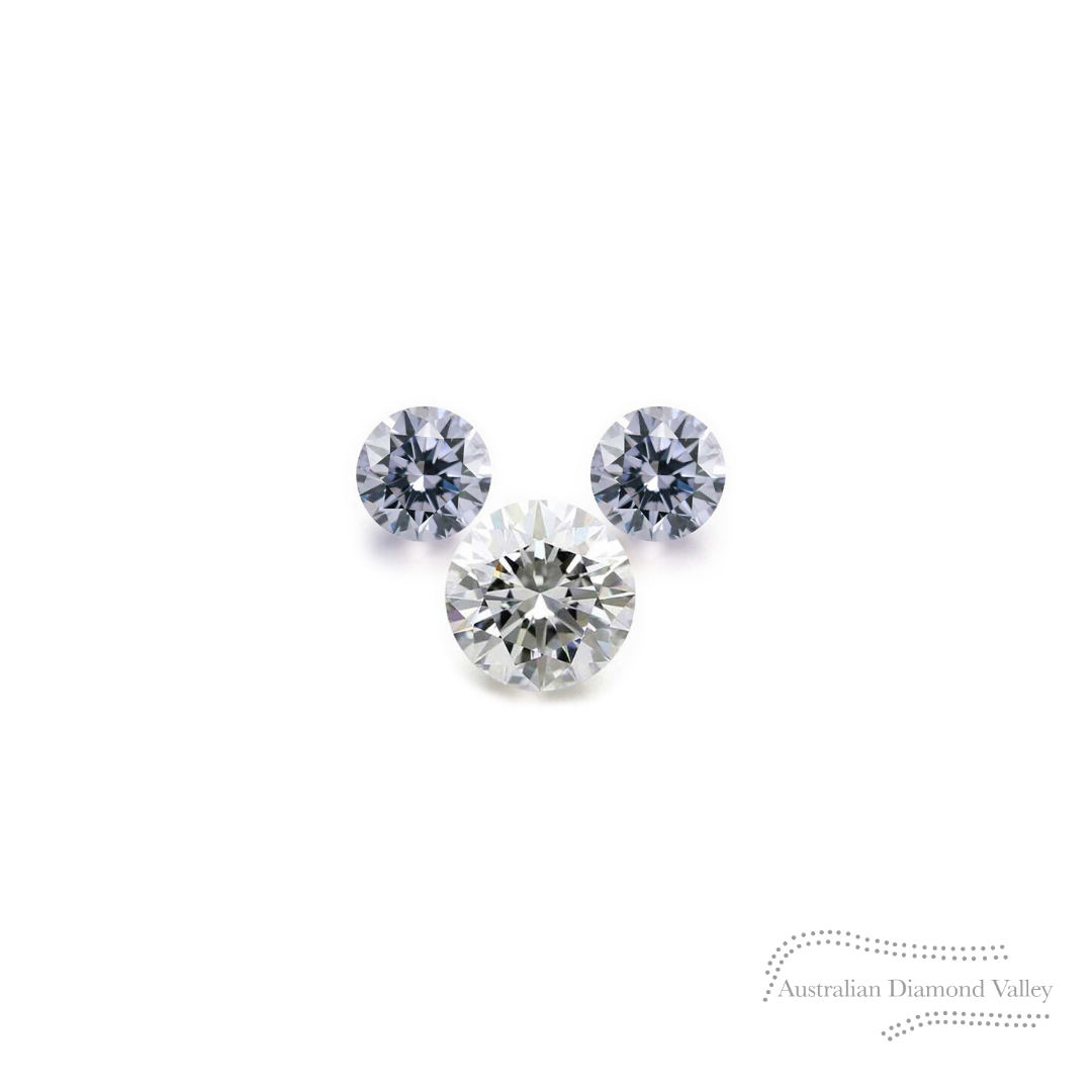 LNY 2020 Year of the Rat .05ct Authentic Australian Blue Argyle Origin Diamond - BL2