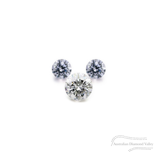 LNY 2020 Year of the Rat .05ct Authentic Australian Blue Argyle Origin Diamond - BL2
