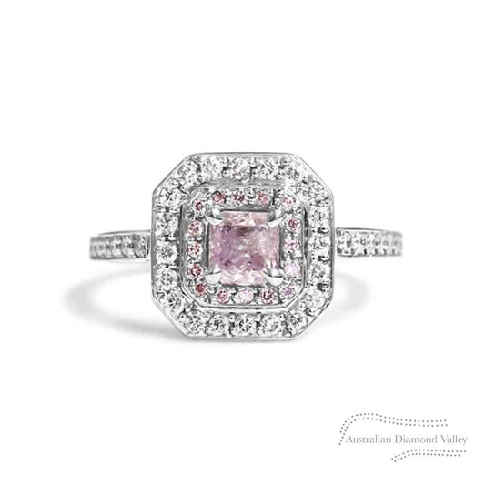 Lavender Bay Argyle Australian Diamond Ring - 8P