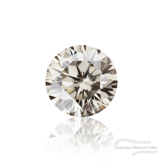 0.35ct Authentic Australian Light Champagne Diamond of Argyle Origin - C1/SI2