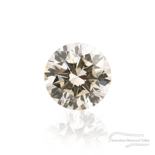 0.25ct Authentic Australian Light Champagne Diamond of Argyle Origin - C1/SI2