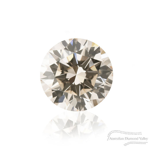 0.40ct Authentic Australian Light Champagne Diamond of Argyle Origin - C1/SI1