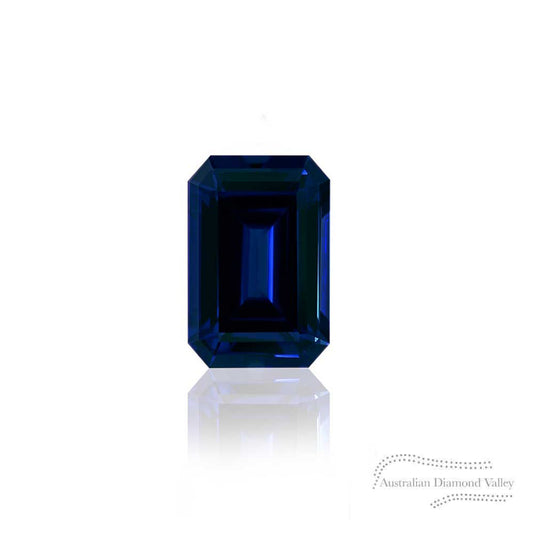 0.66ct Australian Blue Sapphire Emerald Cut