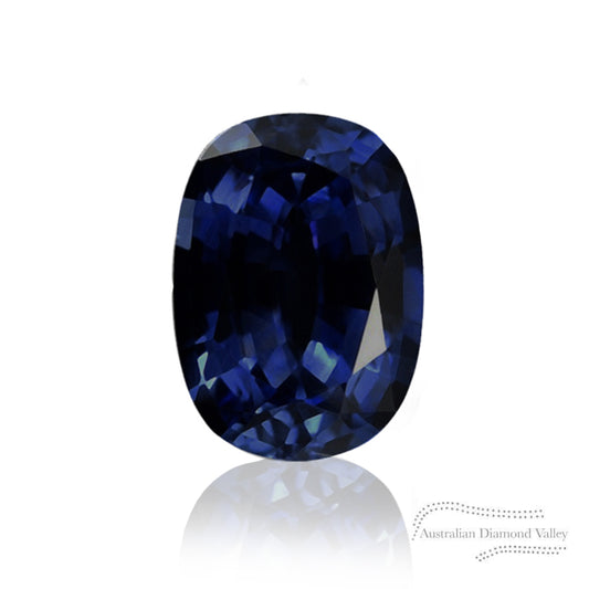 1.08ct Australian Blue Sapphire Cushion Cut