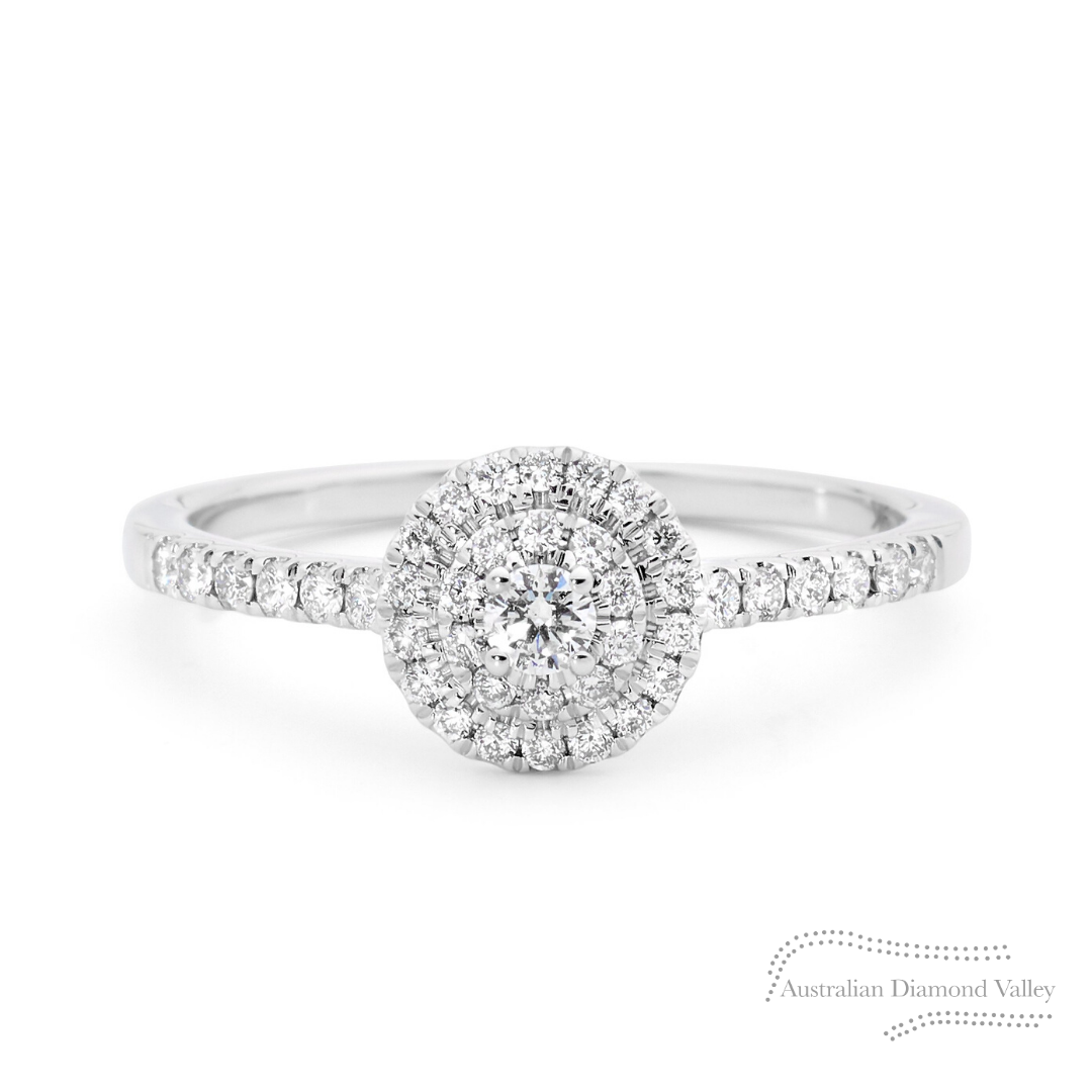 White Diamond Rings Under 2000 Australian Diamond Valley