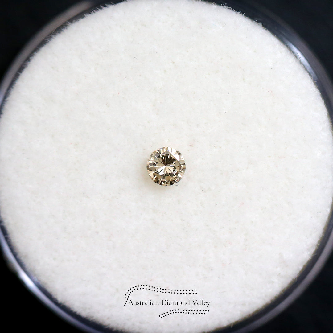 0.10ct Authentic Australian Champagne Diamond of Argyle Origin - C3