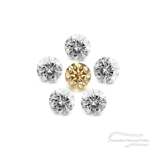 Diamond Valley Daisy .12ct Authentic Australian Argyle Origin Diamonds - C5 & White