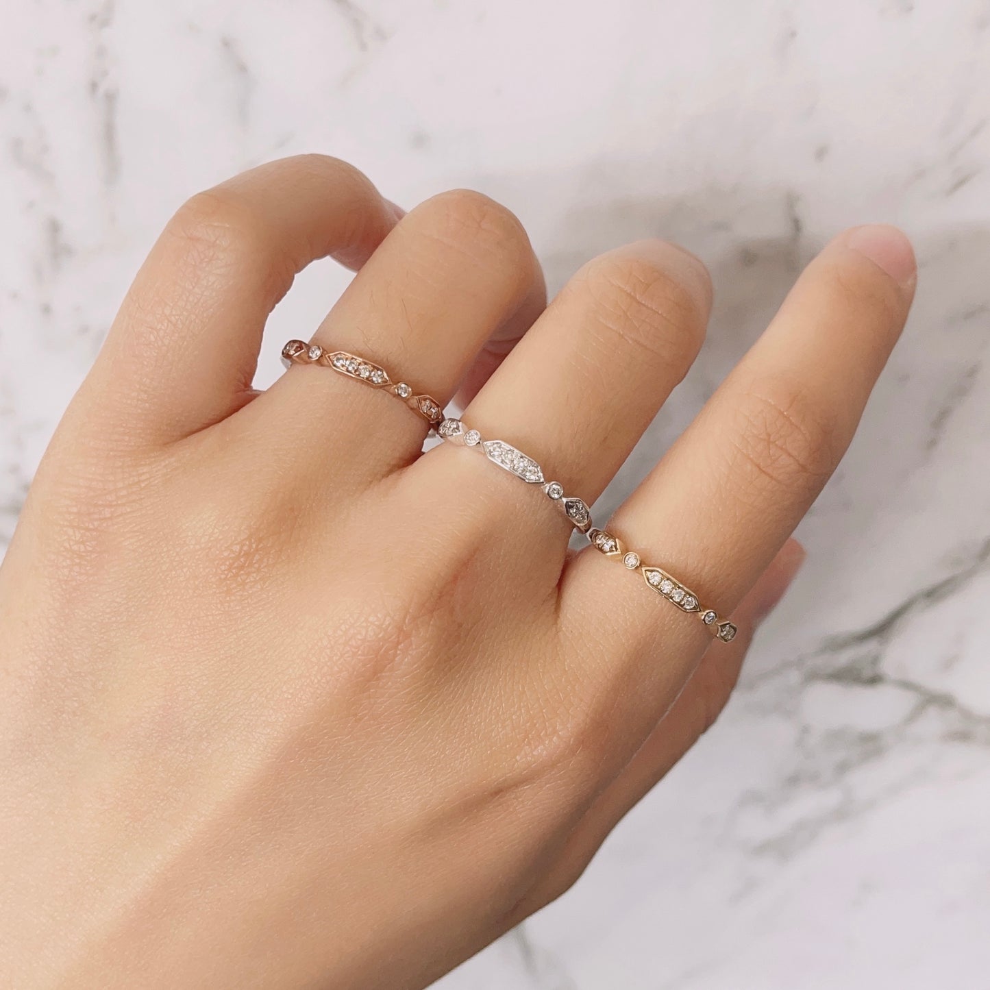 Lucinda Argyle Australian Diamond Stacker Ring