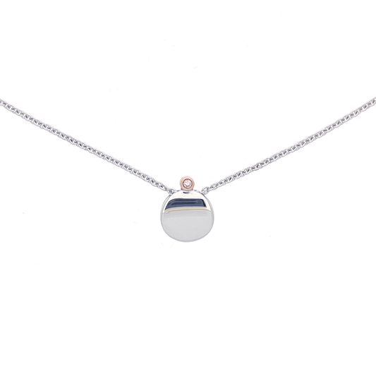 Enchanted Pink Diamond Sliver Necklace