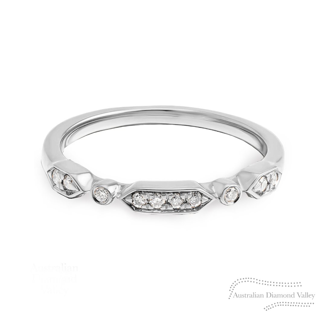 Lucinda Argyle Australian Diamond Stacker Ring