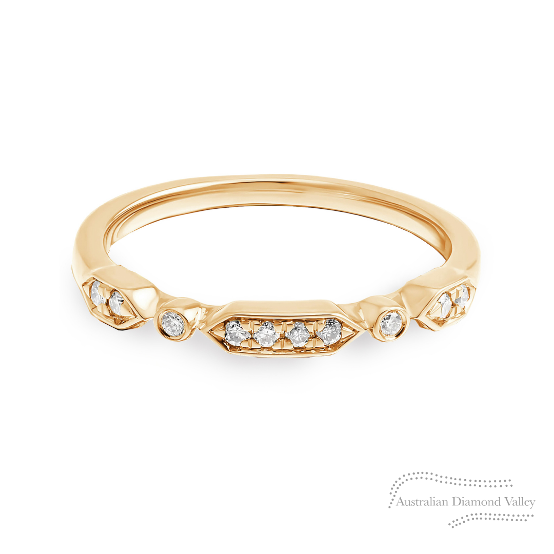 Lucinda Argyle Australian Diamond Stacker Ring