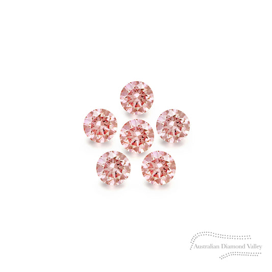 Diamond Valley Baby Daisy 0.03ct Authentic Australian Pink Argyle Origin Diamond - PC2