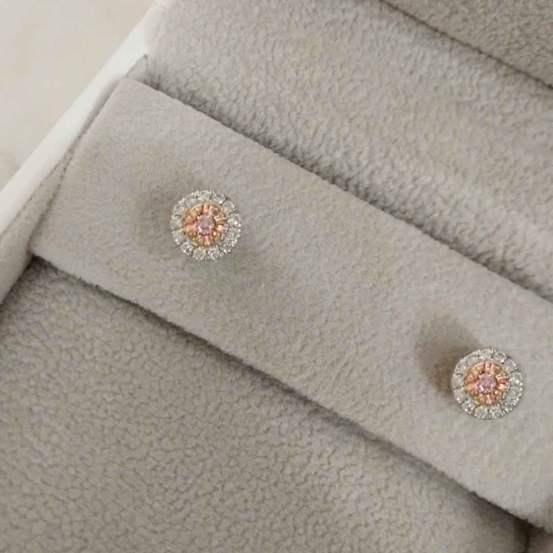 Pink Cloud Earrings