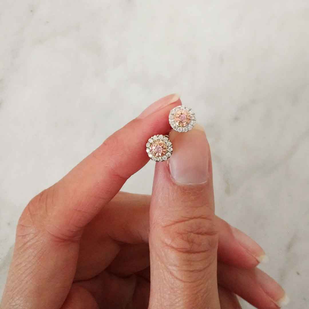 Pink Cloud Earrings