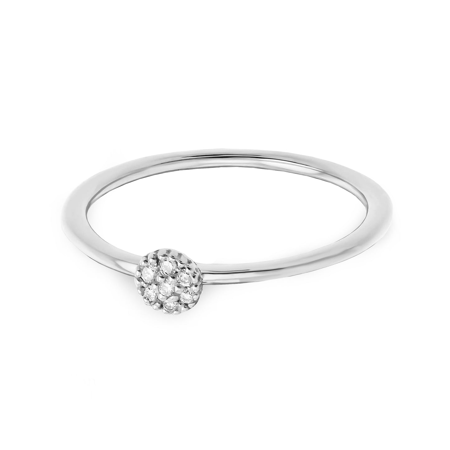 Desert Daisy Argyle Australian Diamond Stacker Ring